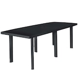 thumbnail of Helloshop26 - Set da pranzo da giardino per esterni in plastica antracite da 11 pezzi 02_0013571
