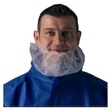 thumbnail of Coverguard - Couvres-barbes jetables blanc double élastique BEARD COVER (Pack de 1000) #ffffff Taille Unique