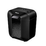 thumbnail of Fellowes Distruggidocumenti a frammento LX25, 6 fogli, per uso personale, con blocco di sicurezza, cestino da 11,5L, sicurezza P-4, nero, 4170501