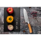 thumbnail of 3 couteaux Wusaki Damas 10Cr en coffret élégant (santoku alvéolé, universel, office)