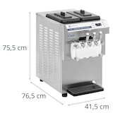 thumbnail of Royal Catering Macchina per gelato soft - 1350 W - 16 l/h - LED - 3 gusti -