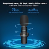 thumbnail of Microphone Sans Fil Réduction De Bruit Pour Appareils USB-C Chargement Téléphone YONIS