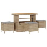 thumbnail of vidaXL Garten-Sofa-Set 9 pcs Beige Poly-Rattan