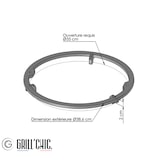 thumbnail of Pack Privilège Brasero Traditionnel Acier 83 Gris Anthracite Double Cuvette