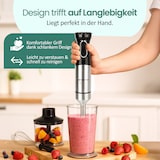 thumbnail of Emerio Stabmixer 1000W – Regelbare Geschwindigkeit – HB-132381 Schwarz / Edelstahl
