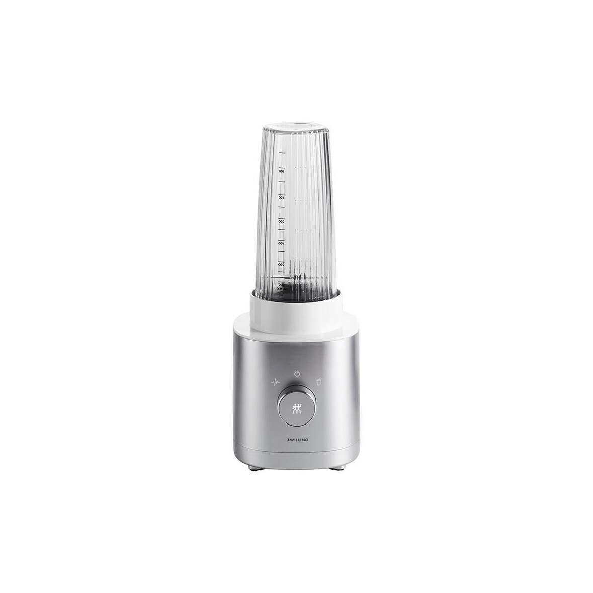 Zwilling Enfinigy Standmixer, Smoothie Maker, 600 Watt, 550 ml, mit 2 Automatikprogrammen, Silber