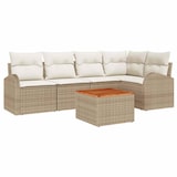thumbnail of vidaXL Garten-Sofa-Set 6 pcs Beige und Weiß