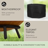 thumbnail of Fireball Rust Feuerschale 60 cm Ø kippbare Rost-Finish Rost Rost