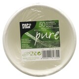 thumbnail of PAPSTAR 50 Schalen, Zuckerrohr "pure" 200 ml Ø 11,2 cm · 4,2 cm weiss