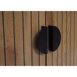 thumbnail of Waschbeckenunterschrank HWC-O42, Schrank Badezimmer Badschrank mit 2 Türen, MDF Melamin 62x63x35cm ~ Holzoptik natur