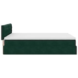 thumbnail of vidaXL Ottoman-Bett mit Matratze & LEDs Dunkelgrün 140x190 cm Samt
