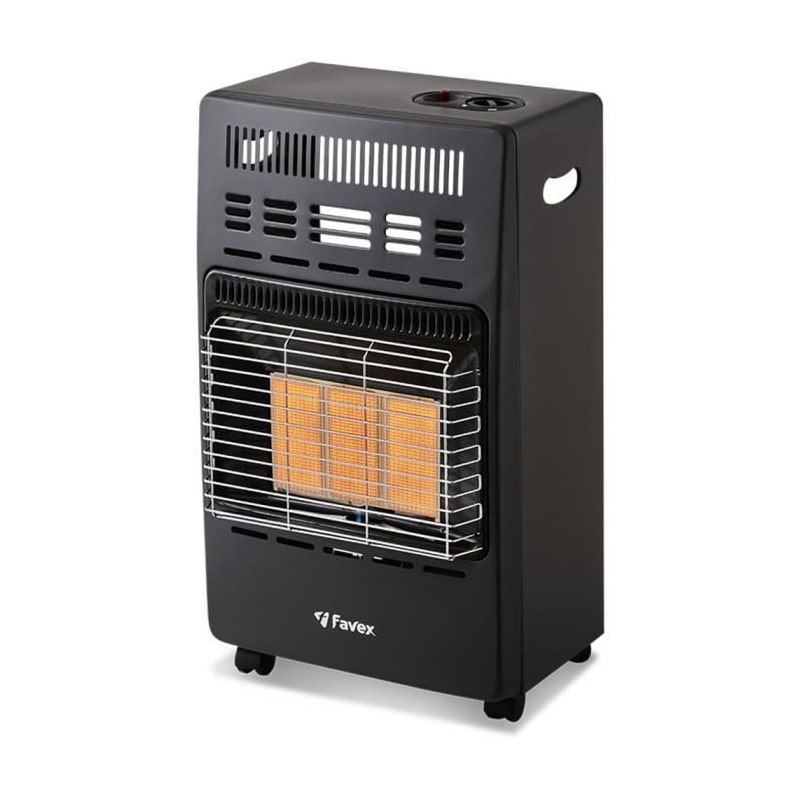 Chauffage D'appoint Infrarouge Au Gaz Butane Kern - Allumage Par Piezo - Surface De Chauffe Jusqu'a 40 M² - 3 Niveaux De Puissa