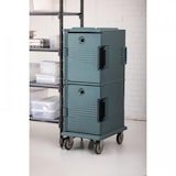thumbnail of Conteneur isotherme 114 Litres GN, bleu ardoise, à chargement frontal