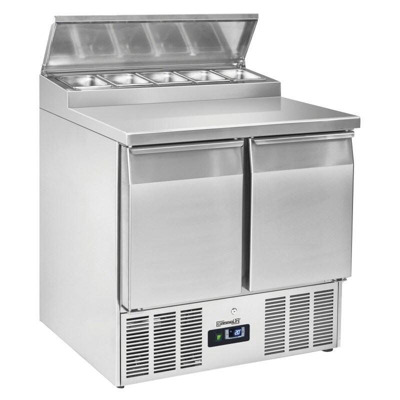 Saladette 2 porte 5 x GN 1/6    CSA2P516 Casselin