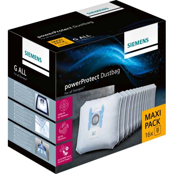 Siemens Textilfilter PowerProtectDustbag VZ16GALL (VE16)