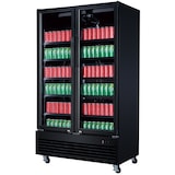 thumbnail of METRO Professional Frigorifico para bebidas GSC2100B-NC, acero/aluminio/vidrio, 120x72.5x206.6cm, 949L, enfr. por ventilación, cerradura, negro