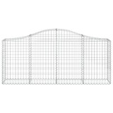 thumbnail of vidaXL Gabionen mit Hochbogen 6 Stk. 200x30x80/100 cm Verzinktes Eisen