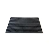thumbnail of Tapete de barra de goma negra 44 x 30,5 cm 3325