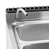 thumbnail of Royal Catering - Bain-Marie - 6000 W - 2 x GN 1/2 - 2 x GN 1/3 - Waterkraan - Onderkast (80 x 73 cm) -