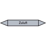 thumbnail of Rohrleitungskennzeichen Zuluft - 187x26 mm Folie selbstklebend