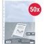 thumbnail of Lot de 20 Sachet de 50 pochettes perforées polypro grainé 4/100e