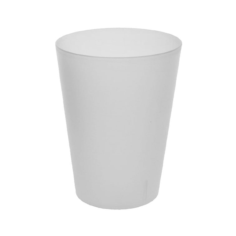 MONOUSO - Vaso Reutilizable Durable PP Sidra Translúcido 500ml (384 Uds)