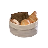 thumbnail of APS 30340 Corbeille à pain en coton beige / blanc Ø 17 cm, H 11cm
