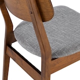 thumbnail of Pack de 2 chaises Susi couleur Noyer, bois massif