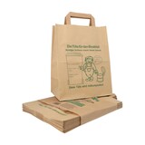 thumbnail of 20 Lots de 15 sacs compostables en papier, 10l 28 cm x 22 cm x 14 cm