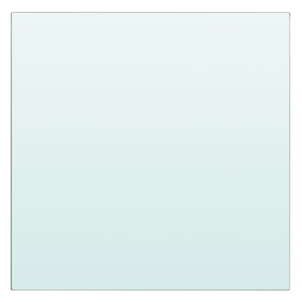 vidaXL Regalboden Glas Transparent 30x30 cm