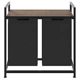 thumbnail of tectake Panier à linge avec étagère, style industriel - 34 x 74 x 72 cm - 405164