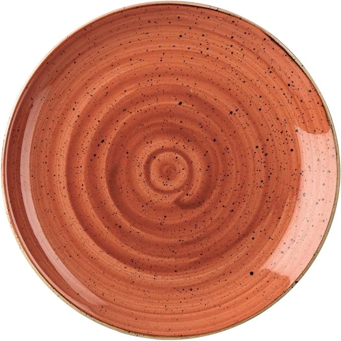 Churchill Keramischer Steinguss Essteller Orange 29cm