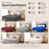 thumbnail of Microfaser Marke Spannbettlaken  90 - 100 x 200 cm + 30 cm Grau