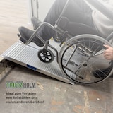thumbnail of TRUTZHOLM Rollstuhlrampe klappbar 91 cm Traglast 272 kg Alu grau Auffahrrampe