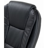 thumbnail of Poltrona da ufficio presidenziale ergonomica in ecopelle modello Smoke  con supporto lombare