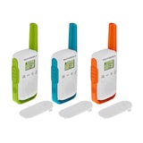 thumbnail of Motorola T42 Triple Pack – Walkie PMR446, 16 Kanäle, 4 km, Bunt, Wasserdicht, Schnellkupplung