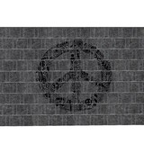 thumbnail of zaun|zu® Sichtschutzstreifen PEACE - Bedruckter Sichtschutz 2,5m x 1,8m