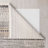 thumbnail of Strapazierfähiger Geometrischer Wohnzimmer-Teppich in Naturfarben - `Perran` Serie. Farbe: Naturfarben, 160x230 cm | Kadima Design