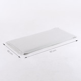 thumbnail of Cojín para banco de exterior color Gris claro, Tamaño 110x49x5 cm, Repelente al agua