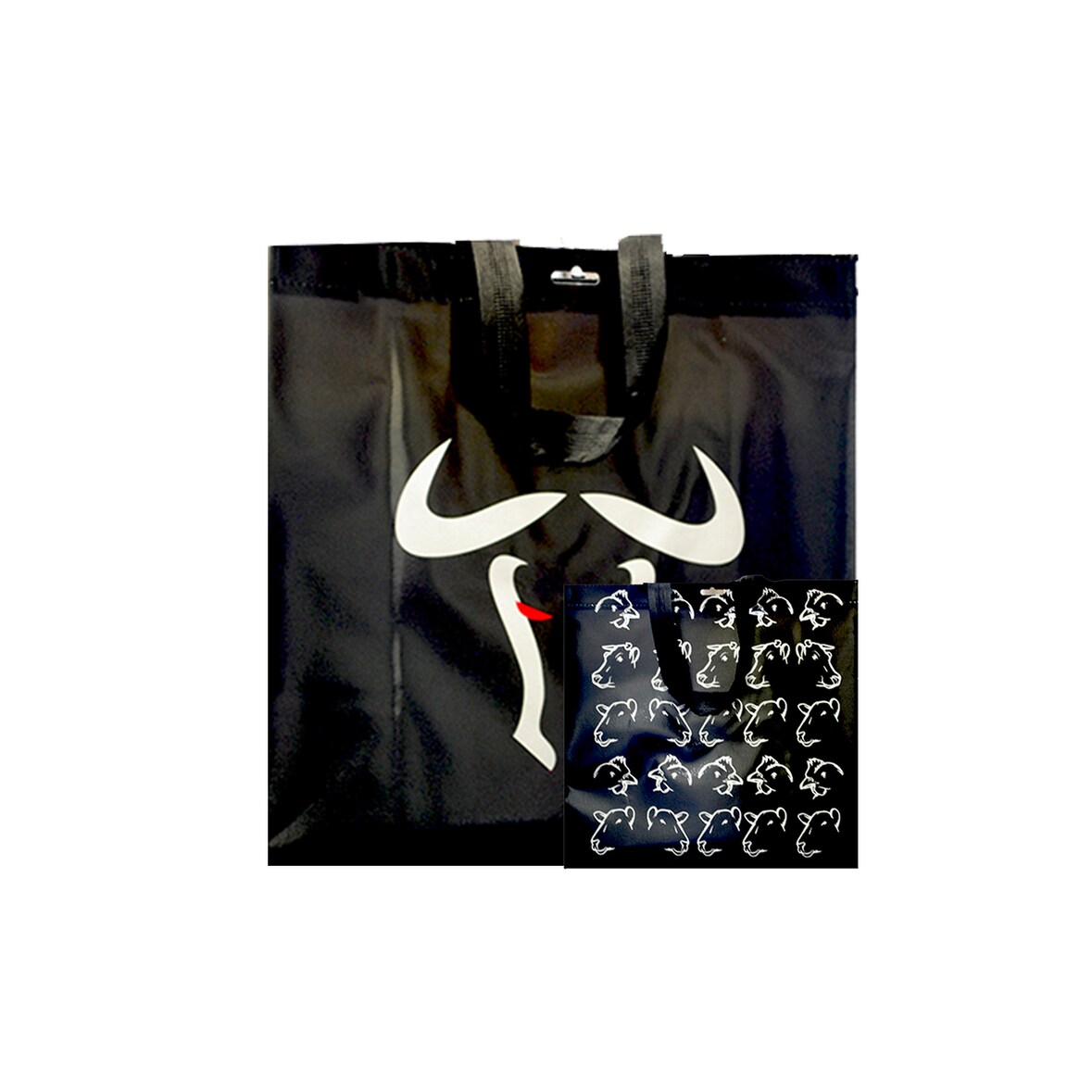 Sac taureau polypropylène non tissé imprimé 34.5 x 37.5 x 17 cm x 100 Evenplast - 264040