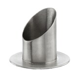 thumbnail of Langkerzen Kerzenleuchter Messing vernickelt Silber Matt für Ø 60 mm Altarkerzen, Kommunionkerzen