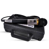 thumbnail of Microphone filaire XLR 3m spécial chant avec contrôle ECHO + malette