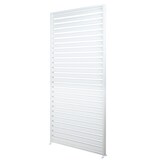 thumbnail of Aluminium Lamellenwand für Pergola HWC-N94 3x3m, Lamellenpaneel Modul Seitenwand Sichtschutz, 213x94cm ~ weiß