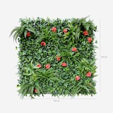 thumbnail of Siepe artificiale sempreverde 100x100cm piante 3D giardino Lemox-BLL100V