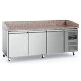 thumbnail of Gastro Pizzatisch Kühltisch Kühltheke Edelstahl 2020x800x1000mm 580l +2/+8°C
