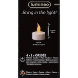 thumbnail of 6 LED Teelichter 1,7cm Kunststoff - Elektrische Teelicht Kerzen batteriebetrieben Teelichtkerzen flackernde Flamme Dekokerzen Weiß Warmweiß