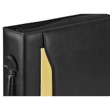 thumbnail of Alassio Ringbuchmappe 50mm mit Griff Konferenzmappe A4 schwarz Mappe mit großer Mechanik 30076