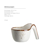 thumbnail of MÄSER Gourmetset 8-tlg. WEISS mit braunen Punkten, postsicher, Serie PINTAR