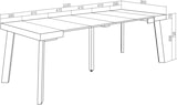 thumbnail of Ausziehbarer Konsolentisch, 222x90x73cm, Für 10 Personen, Holzbeine, Moderner Stil, Eiche _ 312_34