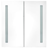 thumbnail of Helloshop26 - Badezimmerschrank mit LED-Spiegel 62 x 14 x 60 cm graues MDF 02_0006606